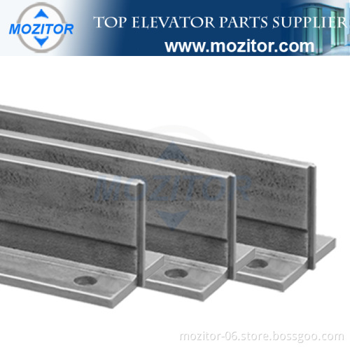 elevator guide rail system|T70/A Cold Drawn Guide Rail|t type elevator guide rail